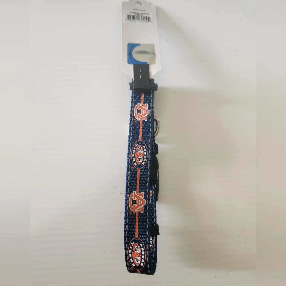 Auburn Dog Collar Adjustable Size Medium (14in -18in)
